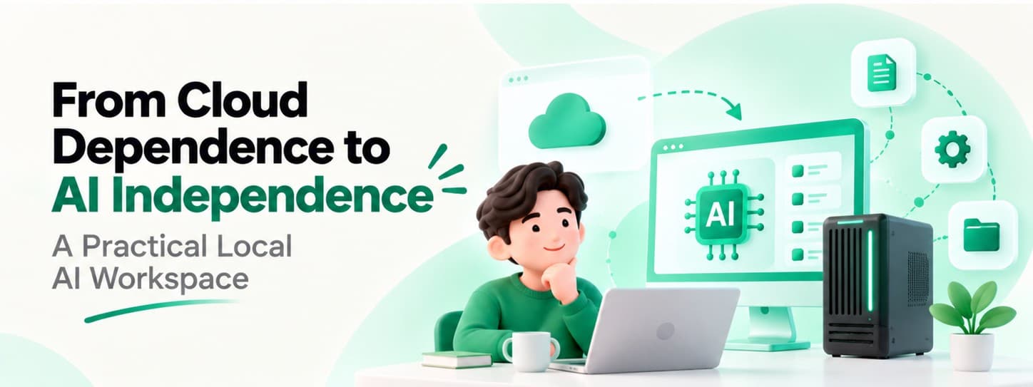 From cloud dependence to AI independence: taking back control, one step at a time