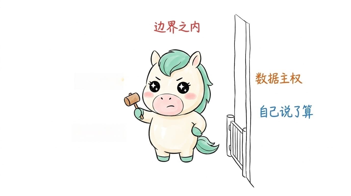 插画:边界之内,数据主权,自己说了算
