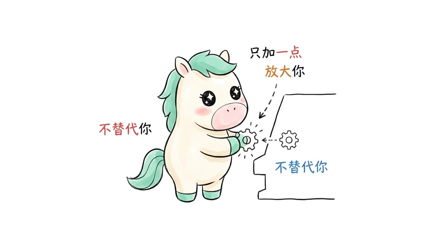插画:不替代你,只加一点,放大你